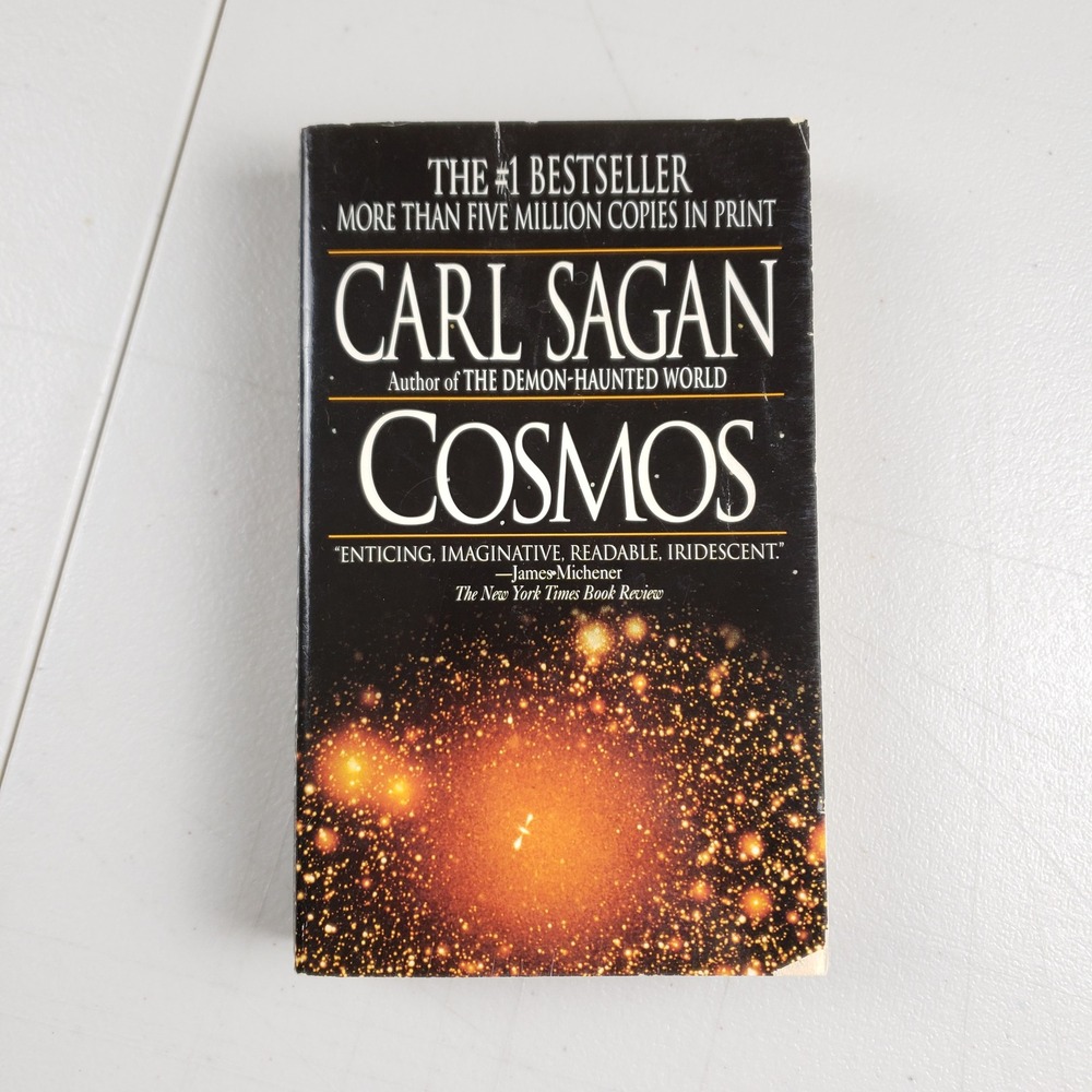 Cosmos  Carl Sagan Mass Market Paperback 1985 Ballantine Books Science Astronomy